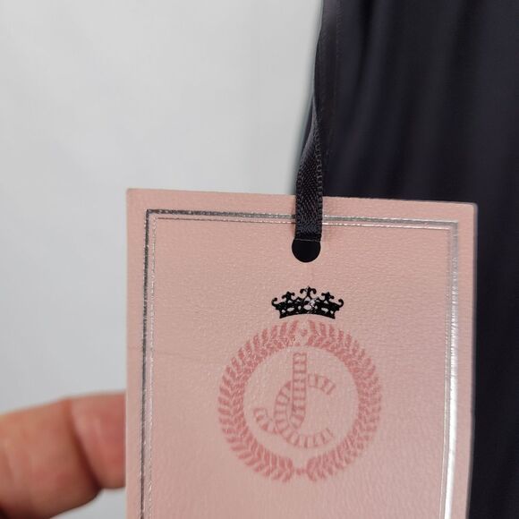 NEW JUICY COUTURE I love black gold leopard sleeveless oversized top small NWT - Picture 11 of 13